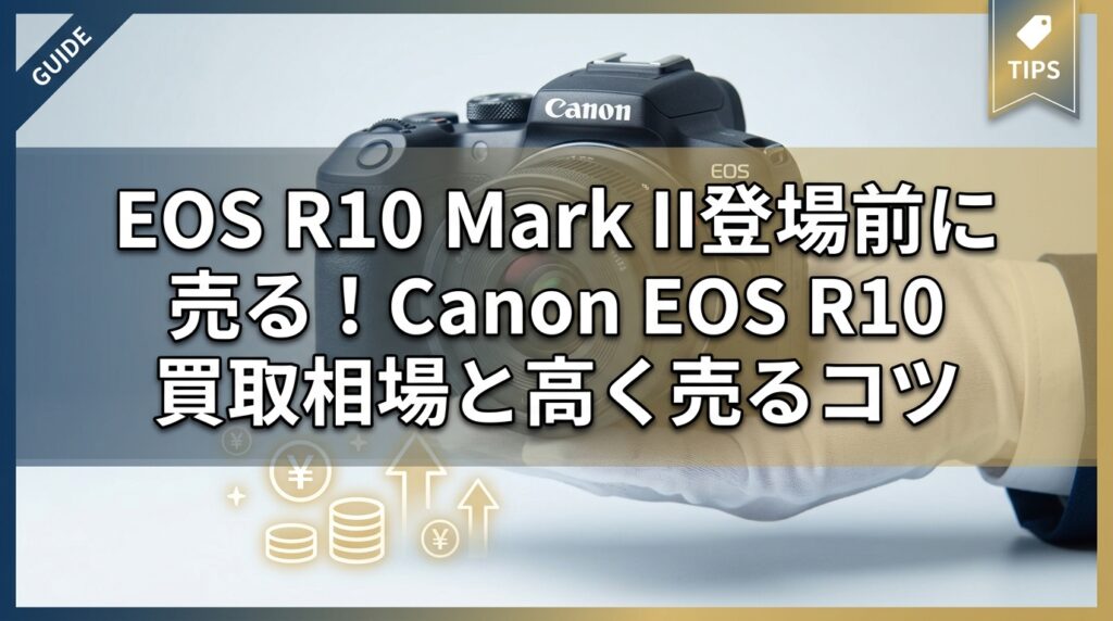 EOS R10 Mark II登場前に売る！Canon EOS R10 買取相場と高く売るコツ
