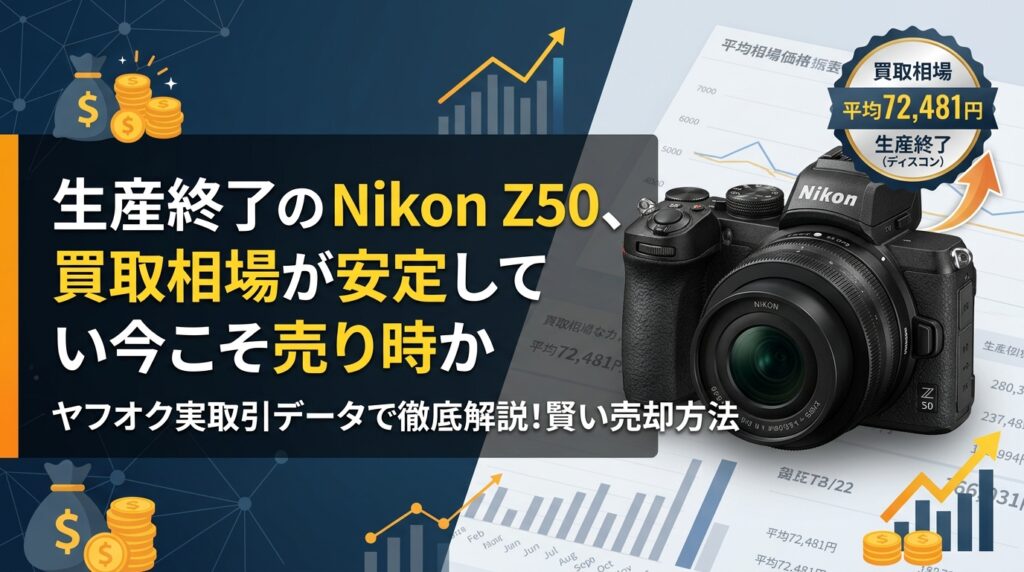 生産終了の Nikon Z50、買取相場が安定している今こそ売り時か