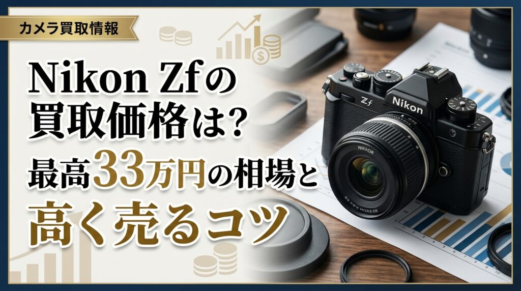 Nikon Zfの買取価格は？最高33万円の相場と高く売るコツ